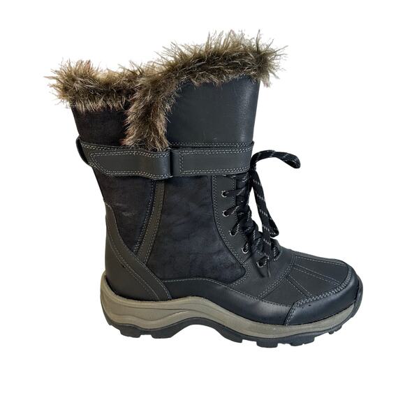 CLARKS Mazlin West womans fur‎ lined snow boots womans 9 M snowy weather - Picture 1 of 11